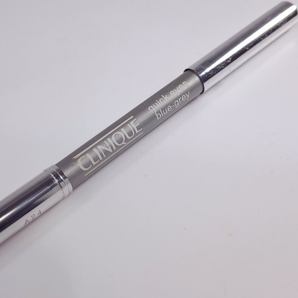 Vintage CLINIQUE Dual End Shadow Liner‎ Quick Eyes Color Blue-Grey blue gray